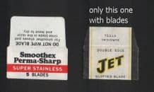 Collectible Lamette da barba Razor Blade Wrappers #729