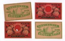 Collectible match box labels CHINA or JAPAN patriotic #228