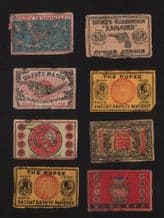 Collectible match box labels CHINA or JAPAN patriotic #728