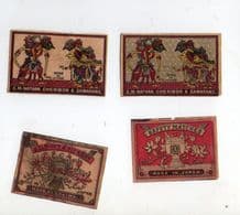 Collectible match box labels CHINA or JAPAN patriotic #810