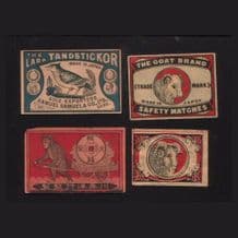 Collectible match box labels CHINA or JAPAN patriotic #813
