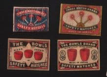 Collectible match box labels CHINA or JAPAN patriotic #924