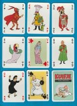 Collectible Non-standard playing cards Tin-Tin artwork by Herge