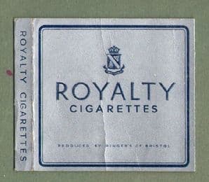 Collectible Old  English cigarette packets Royalty  #473