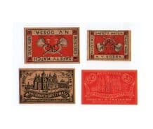 Collectible OLD match box labels CHINA or JAPAN patriotic #117