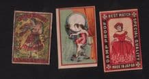 Collectible OLD match box labels CHINA or JAPAN patriotic #666