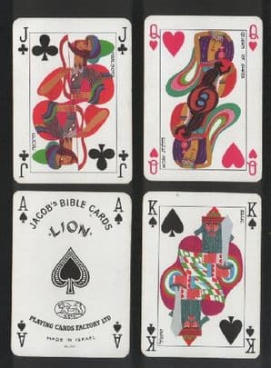 Collectible  playing cards .Jacob's Bible cards