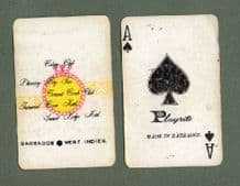 Collectible playing cards Advertising Barbados hotels souvenir