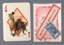 Collectible playing cards Bullfighting 1940`s