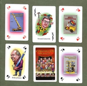 Collectible playing cards Constructor Quarterly for Meccano hobby