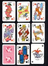 Collectible playing cards courts.by Uli Stein