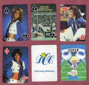Collectible  playing cards Dallas Cowboys Cheerleaders1982