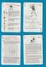 Collectible playing cards Football Widows guide to American football game