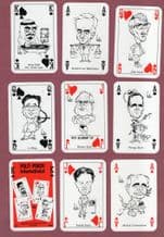 Collectible playing cards Polit-poker International 1992