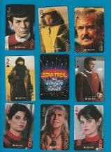 Collectible playing cards Star Trek, The wrath of Khan 1982,