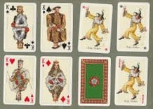 Collectible playing cards Tudor Rose by Piatnik Elizabeth 1st,Queen Ann ,Henry the 8th