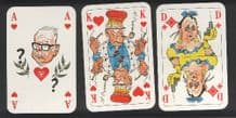 Collectible playing cards. .German Skat politisch 1976