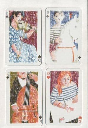 Collectible playing cards. Basler 1991, by AG Muller