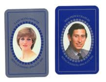 Collectible playing cardsPrincess Diana and Prince Charles Royal wedding .