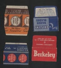 Collectible Razor Blade Wrappers Lamette da barba #563