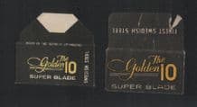 Collectible Razor Blade Wrappers Lamette da barba #591