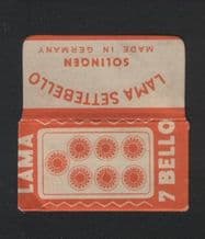 Collectible Razor Blade Wrappers Lamette da barba #632