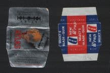 Collectible Razor Blade Wrappers Lamette da barba #708