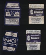Collectible Razor Blade Wrappers Lamette da barba #833