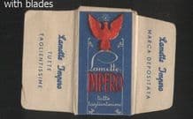 Collectible Razor Blade Wrappers Lamette da barba #860