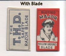 Collectible Razor Blade Wrappers Lamette da barba Rasierklinge   #311