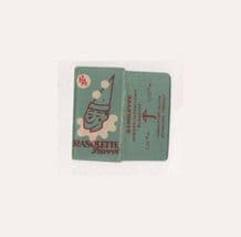 Collectible Razor Blade Wrappers Lamette da barba Rasierklinge   #342