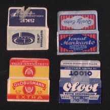 Collectible Razor Blade Wrappers Lamette da barba Rasierklinge #383