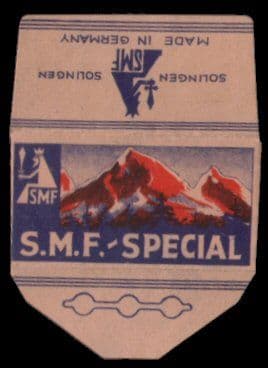 Collectible Razor Blade Wrappers Lamette da barba Rasierklinge  #450