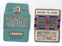 Collectible Razor Blade Wrappers Lamette da barba Rasierklinge   #509