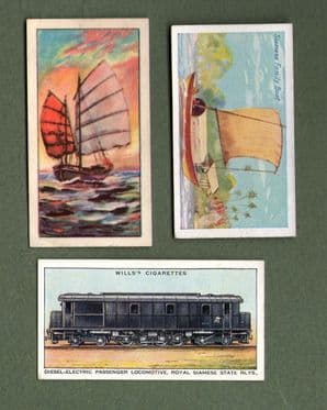 Collectible SIAM cigarette cards old Thailand #551