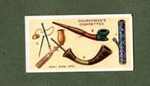 Collectible SIAM Thailand OLD Cigarette card smoking Siamese pipes #220