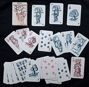 Collectible Swiss playing cards. Basler 1982 by AG Muller