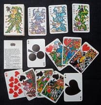 Collectible Swiss playing cards. Basler 1984 by AG Muller