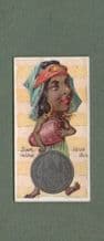 Collectible Thailand old 1889 Cigarette card coin of old Siam in time of King Rama 5