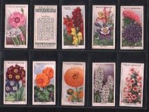 Collectible Tobacco cigarette cards Garden Flowers 1933 set