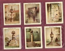 Collectible Tobacco cigarette cards set Old Sundials 1928