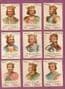 Collectible Trade cards Playing Cards Game 1902 OUR KINGS & QUEENS Mazawattee Tea