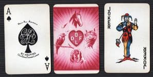 Collectible Vintage advertising playing cards.  Dumb Friend's League, animal charity