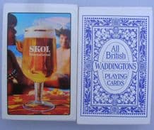 Collectible Vintage Beer adverting playing cards Skol Lager,
