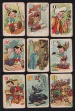 Collectible Vintage Cards game Pinocchio by Pepys