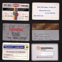 Collection obsolete petrol gas credit points cards rare #003