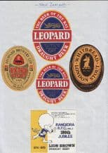 different old Beer bottle labels New Zealand #104