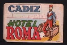 Hotel label luggage labels baggage Bell Boy #289