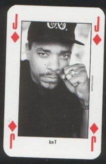 Ice T pop music  playing card #140
