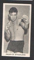 Insert card Boxing 1938 Maurice Strickland